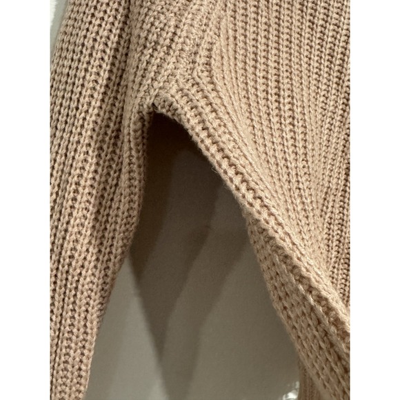 Full Circle Trends Pink Knit Frayed Hem Sweater Women's Size S - Picture 8 of 12